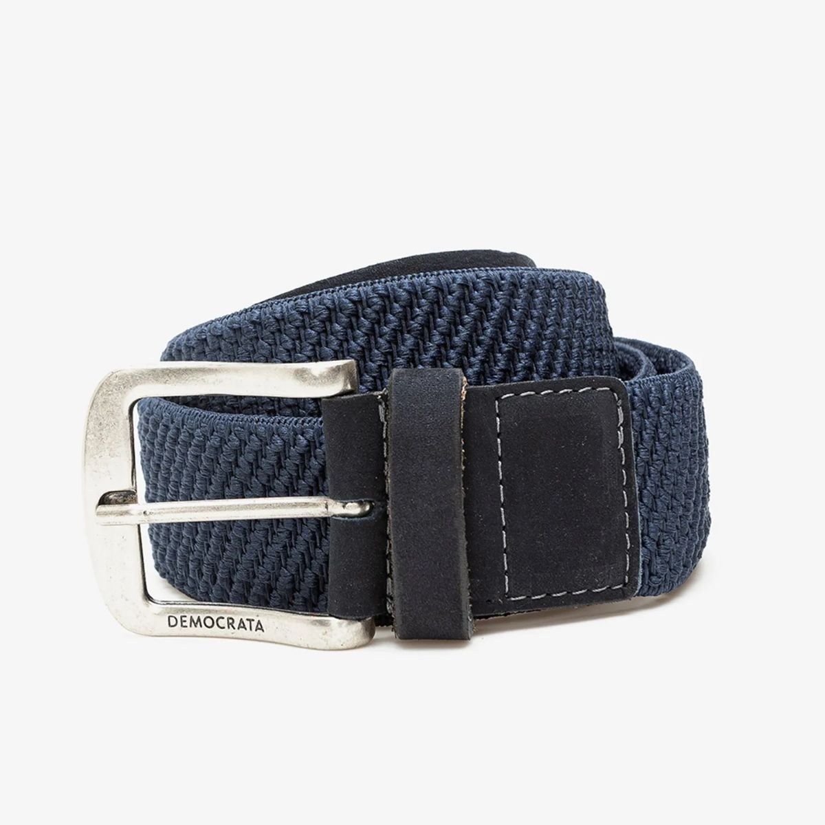 Cinto Masculino Largo Democrata Denim Azul Azul 1