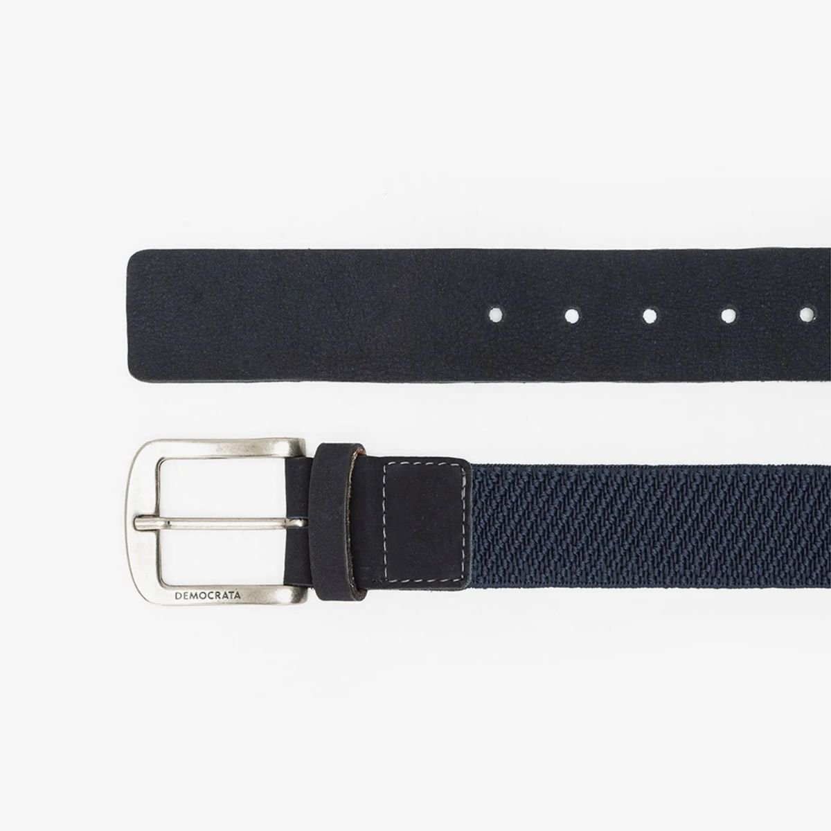 Cinto Masculino Largo Democrata Denim Azul Azul 2