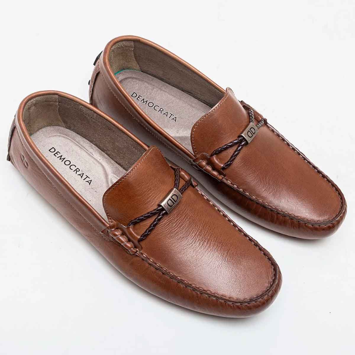 Mocassim Masculino Democrata Easy Angra Marrom Marrom 1