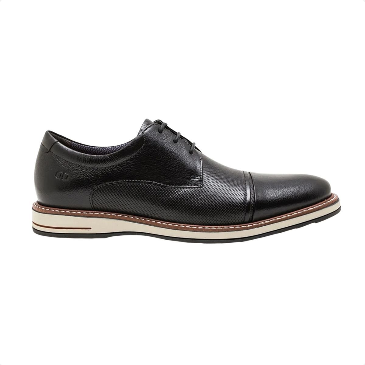 Sapato Masculino Esporte Fino Democrata Oliver Preto