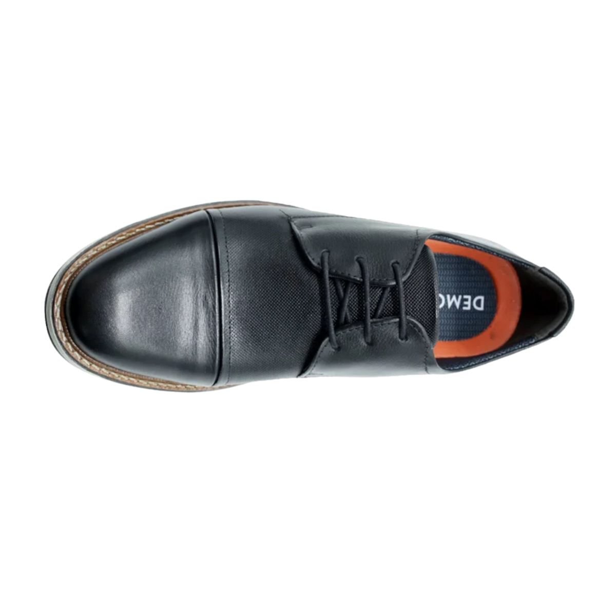 Sapato Masculino Esporte Fino Democrata Oliver Preto Preto 6