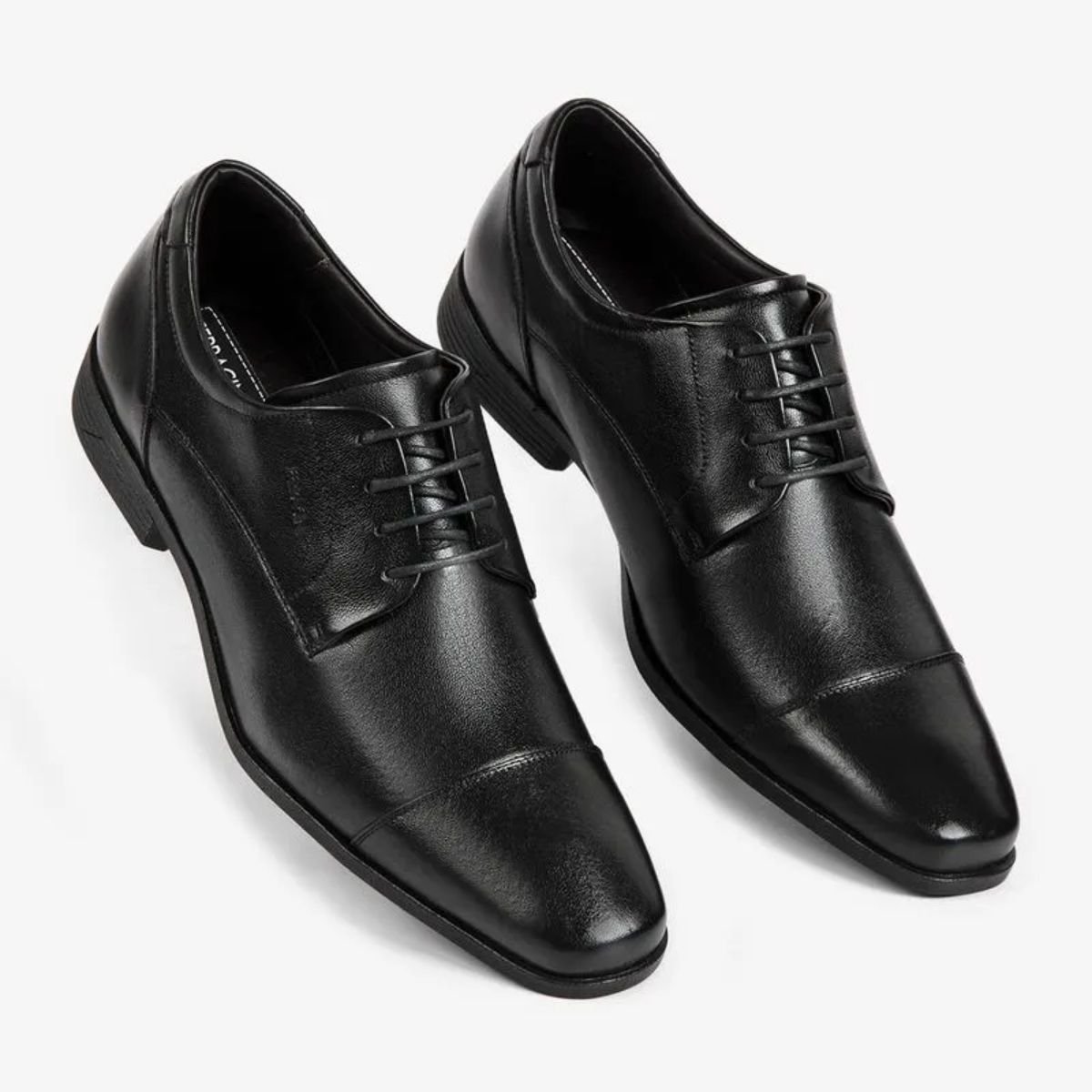 Sapato Masculino Social Ferracini London Preto Preto 2