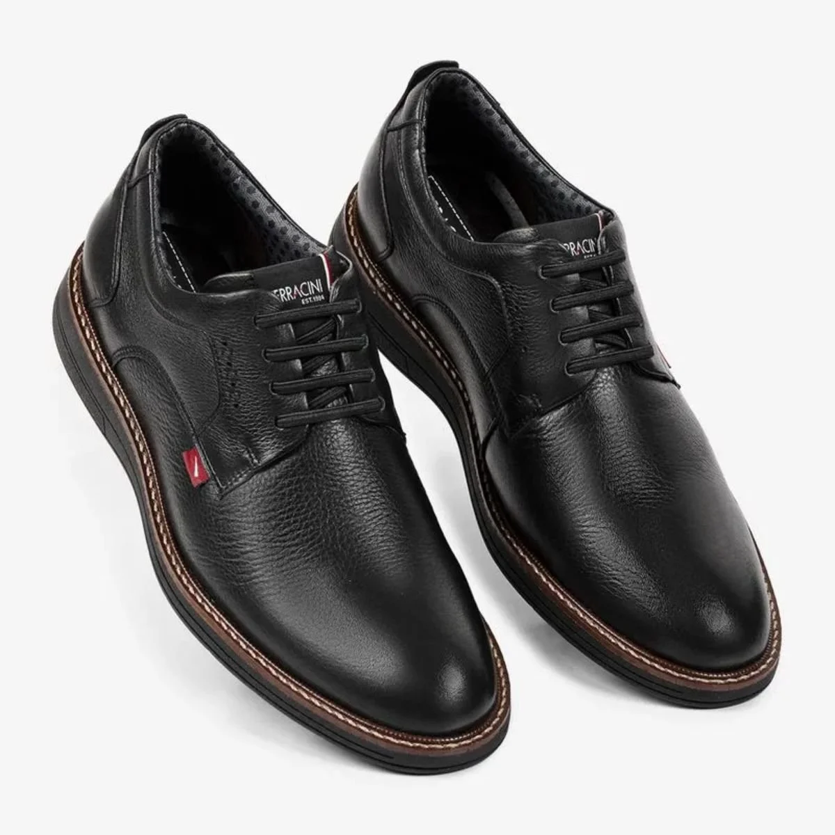 Sapato Masculino Esporte Fino Ferracini Preto Preto 2