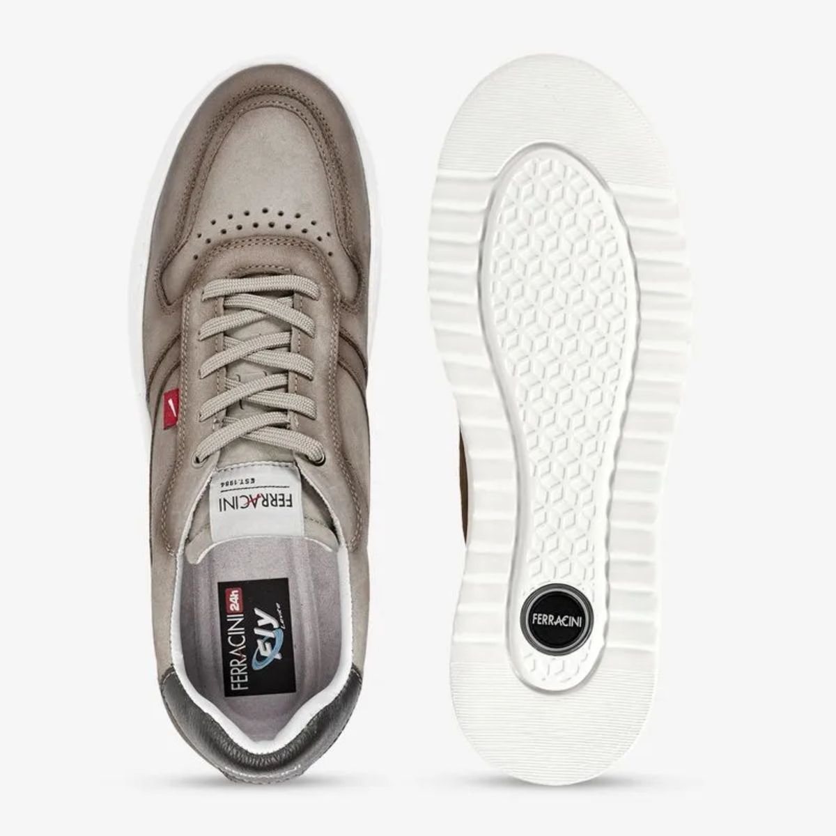 Sapatenis Masculino Ferracini Lancy Cinza Cinza 3