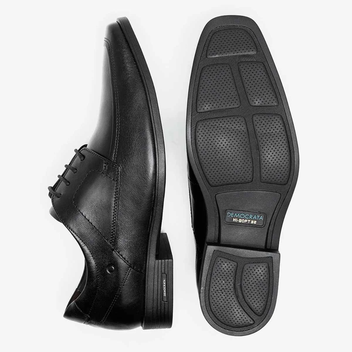 Sapato Masculino Social Democrata Pointer Preto Preto 3