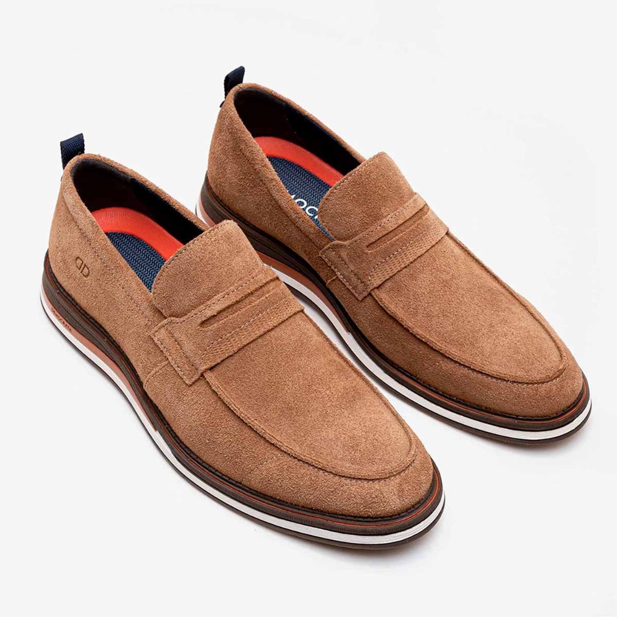 Sapato Masculino Esporte Fino Democrata Type Marrom Marrom 2