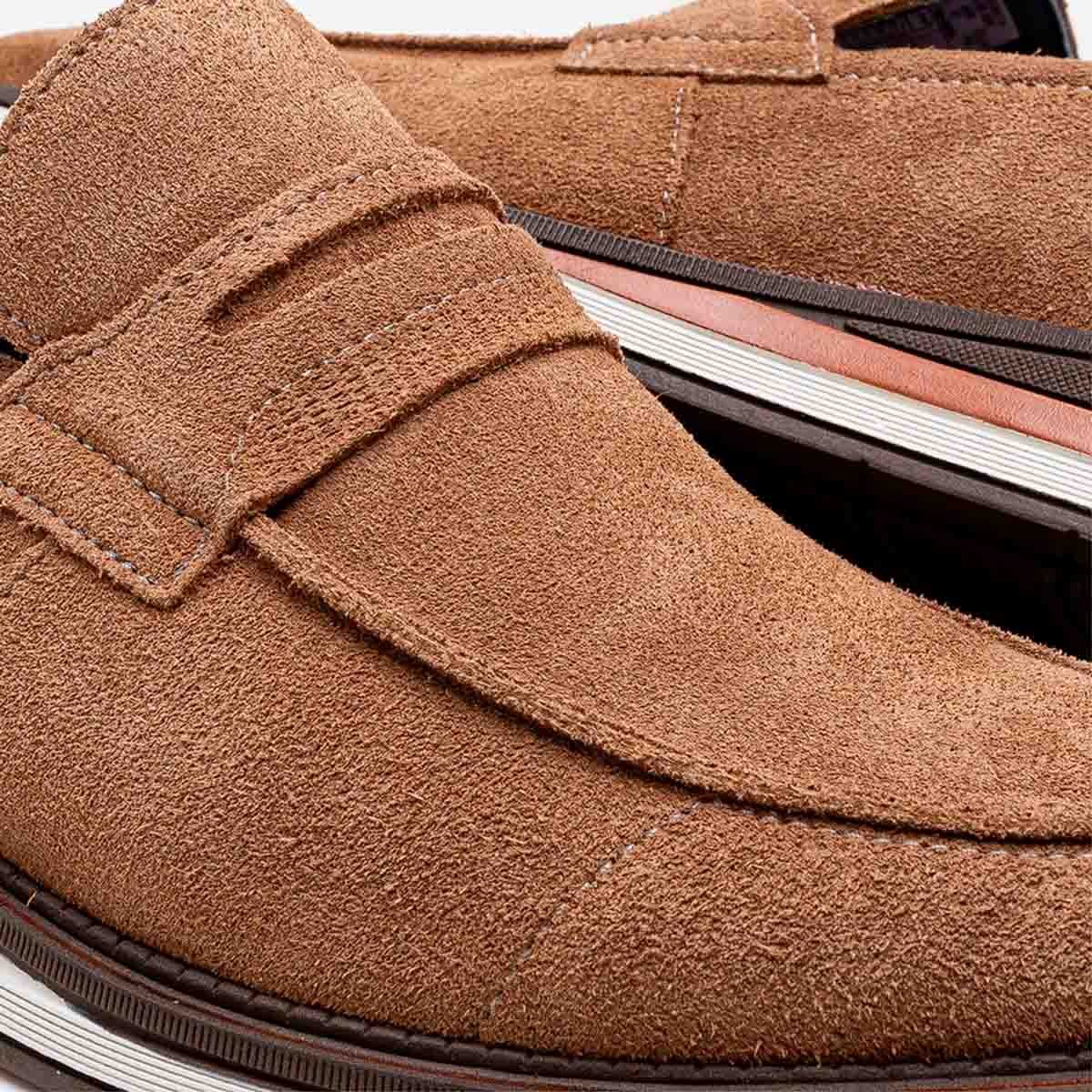 Sapato Masculino Esporte Fino Democrata Type Marrom Marrom 3