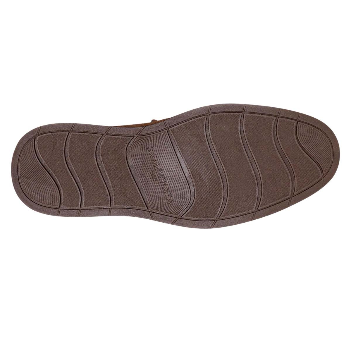 Sapato Masculino Esporte Fino Democrata Type Marrom Marrom 5
