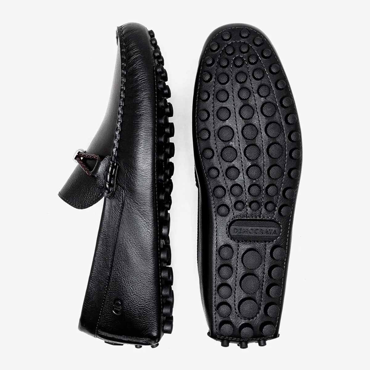 Mocassim Masculino Democrata Easy Angra Preto Preto 4