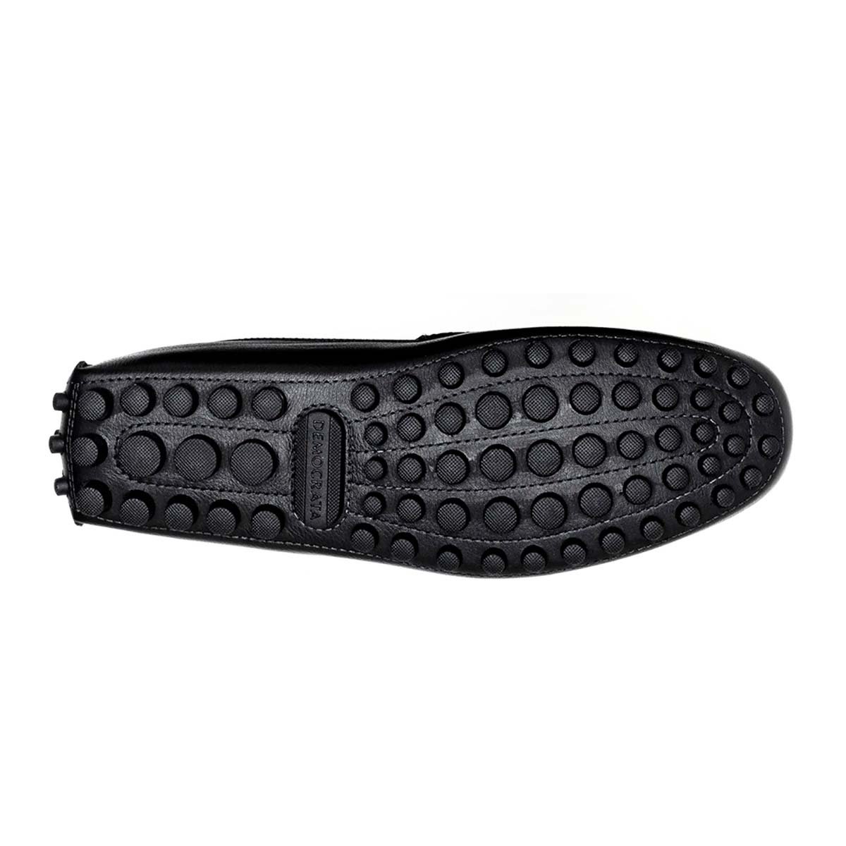 Mocassim Masculino Democrata Easy Angra Preto Preto 5