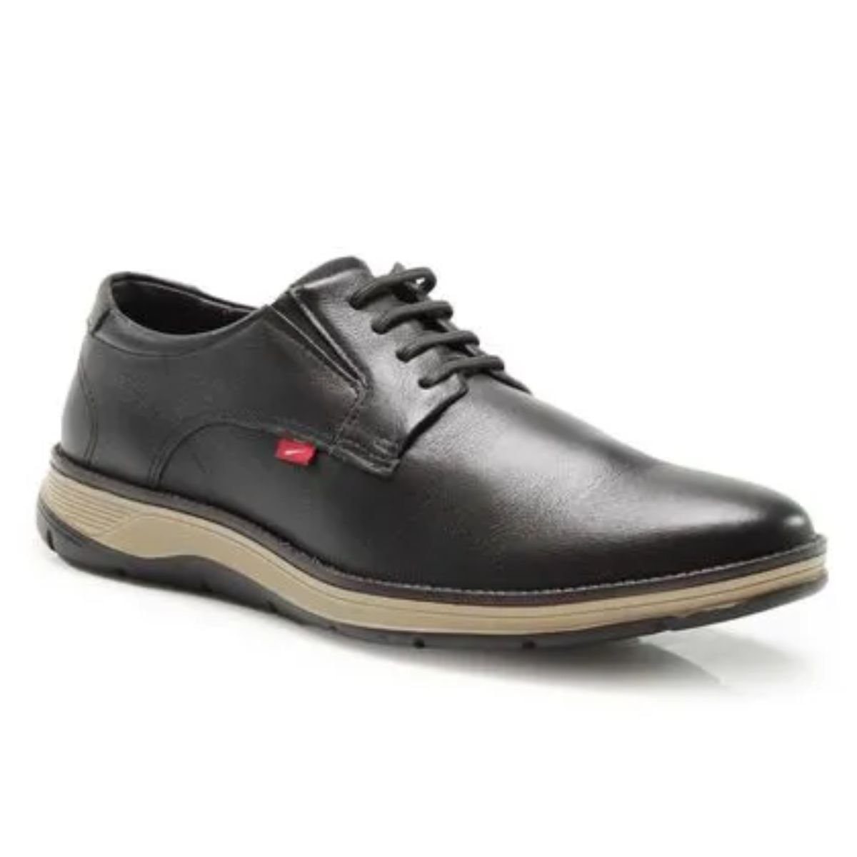 Sapato Masculino Esporte Fino Ferracini Fluence Preto Preto 3