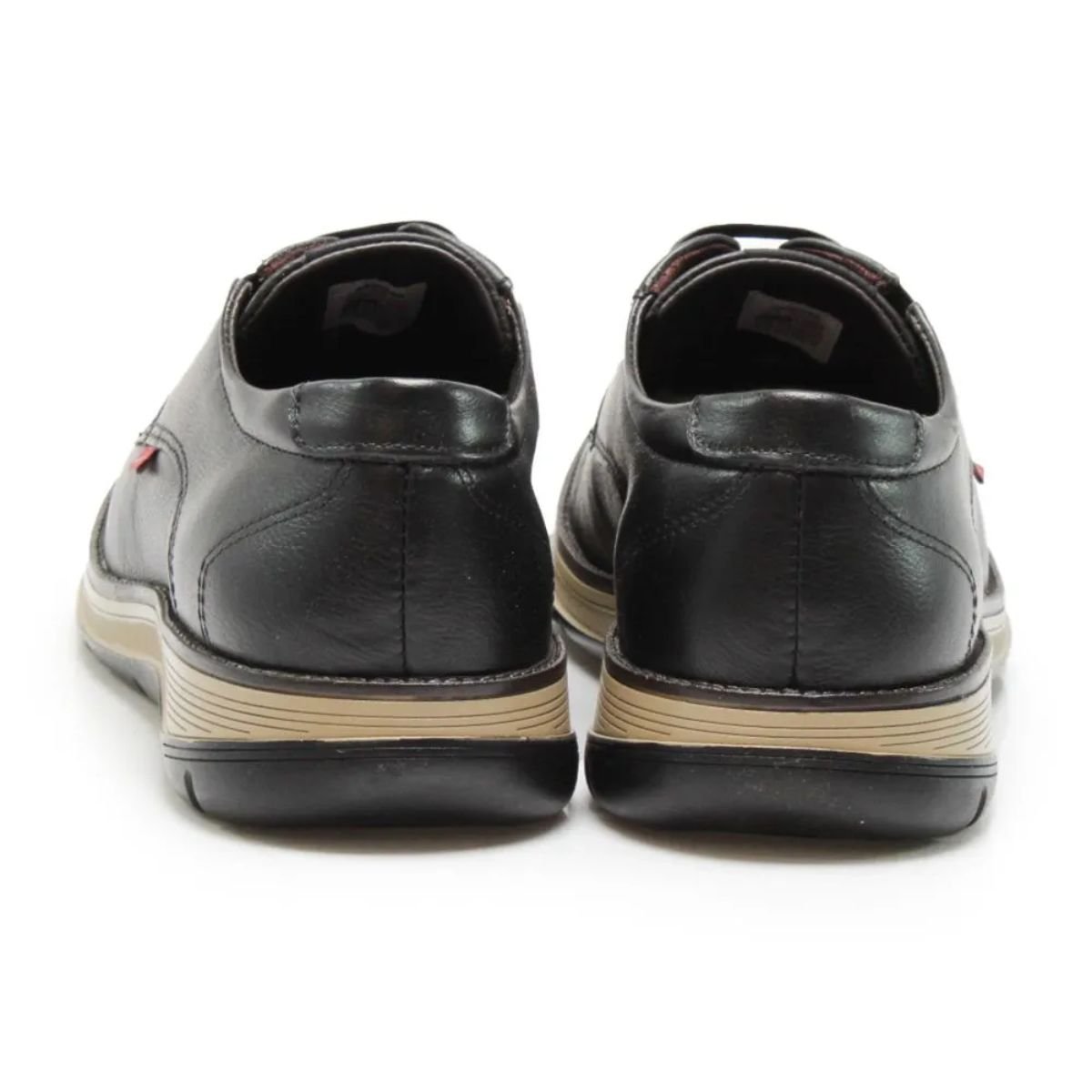 Sapato Masculino Esporte Fino Ferracini Fluence Preto Preto 4