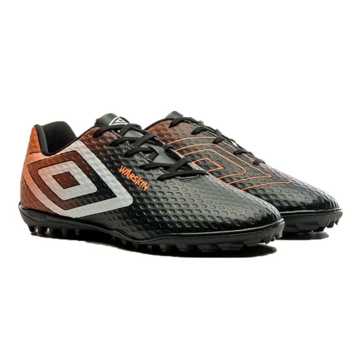 Chuteira Society Masculino Umbro Warskin Preto Preto 4