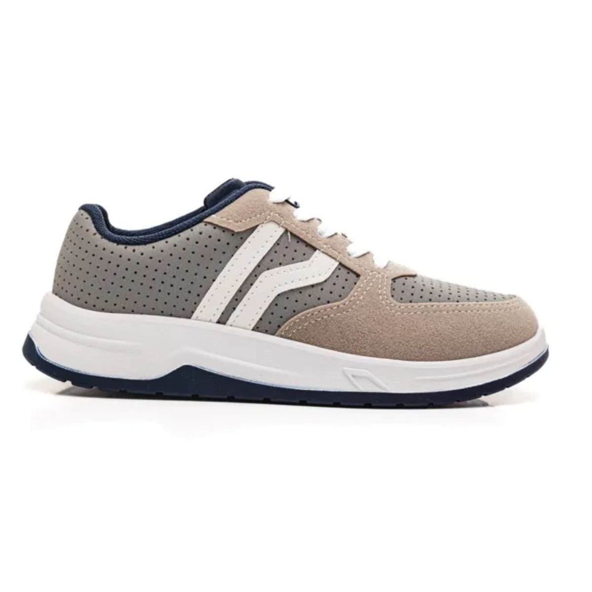 Tenis Casual Inf Molekinho 2862.204-97465 Cinza/Branco 1