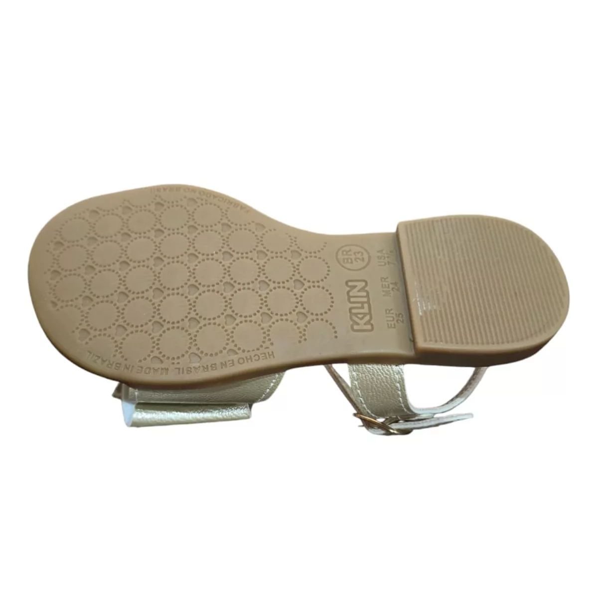 Sandalia Inf Papete Klin  177078000-16770 Dourado 5