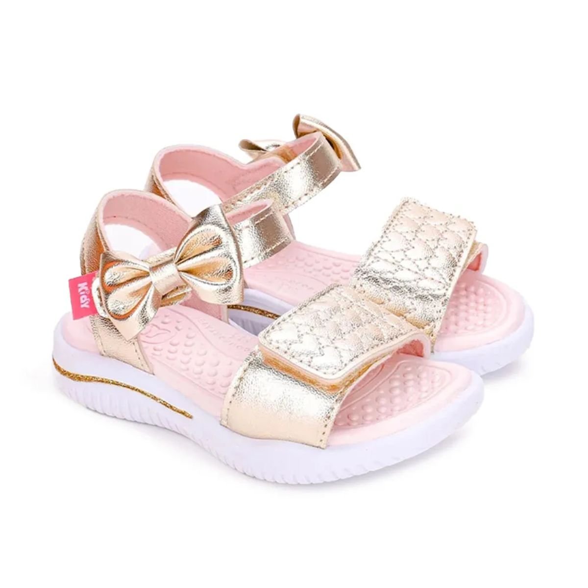 Sandalia Inf Papete Kidy 1921058-0932 Dourado 5