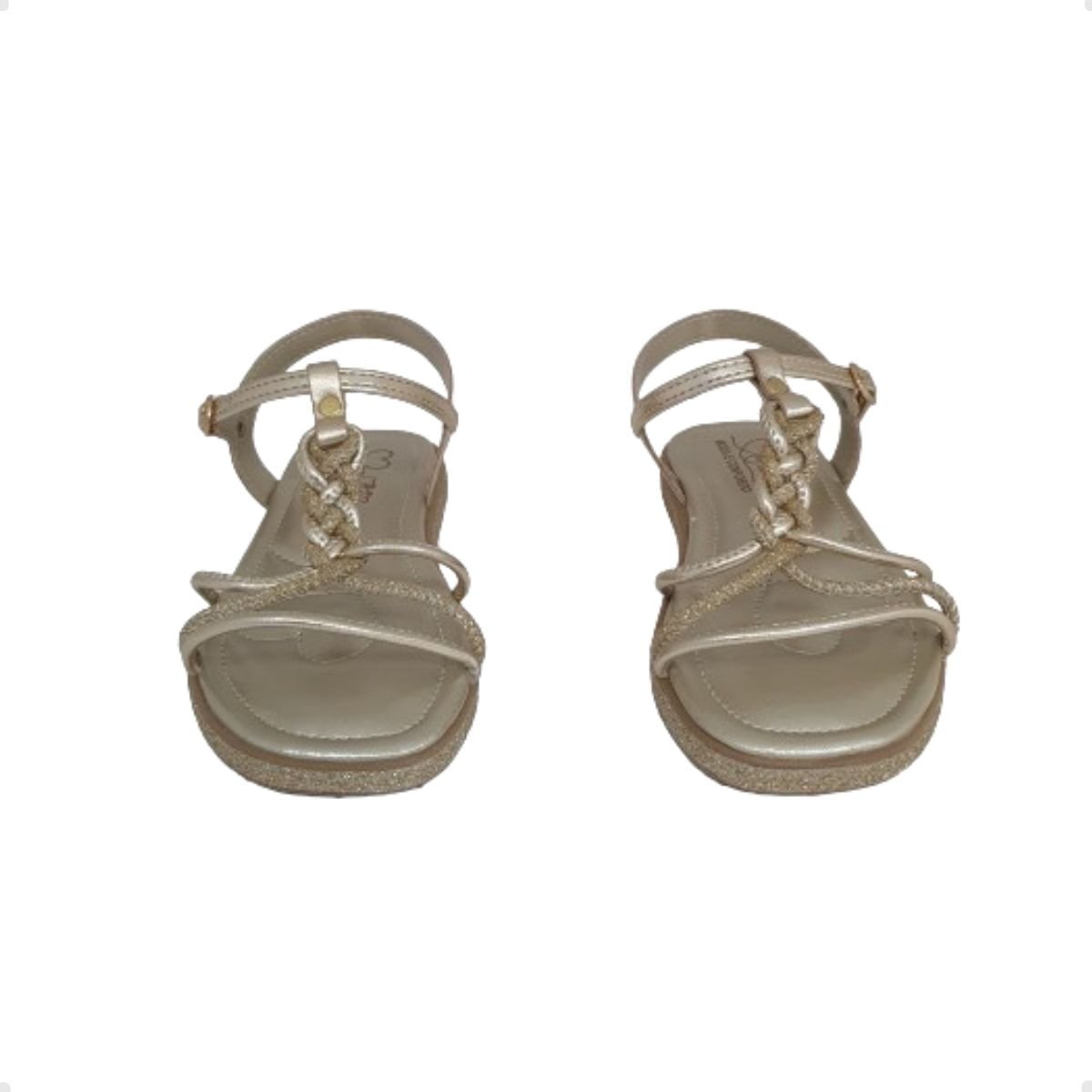 Sandália Infantil Rasteira Kidy Dourada Dourado 2