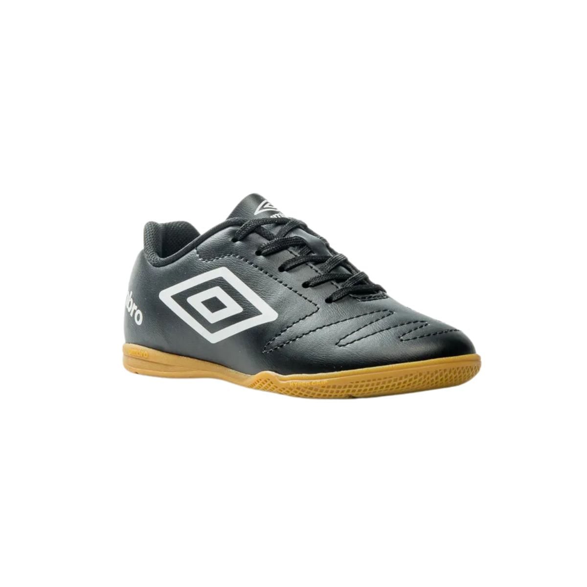 Chuteira Indoor Infantil Umbro Class 2.2 Preta Preto/Branco 1