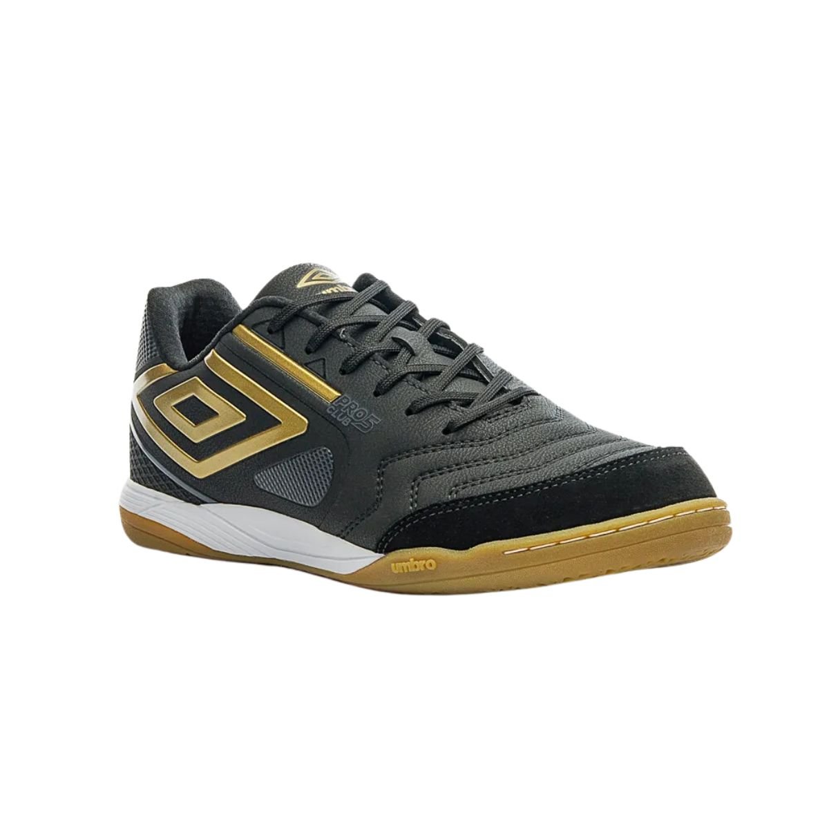 Chuteira Indoor Masculina Umbro Pro 5 Bump Club Preta Preto 2