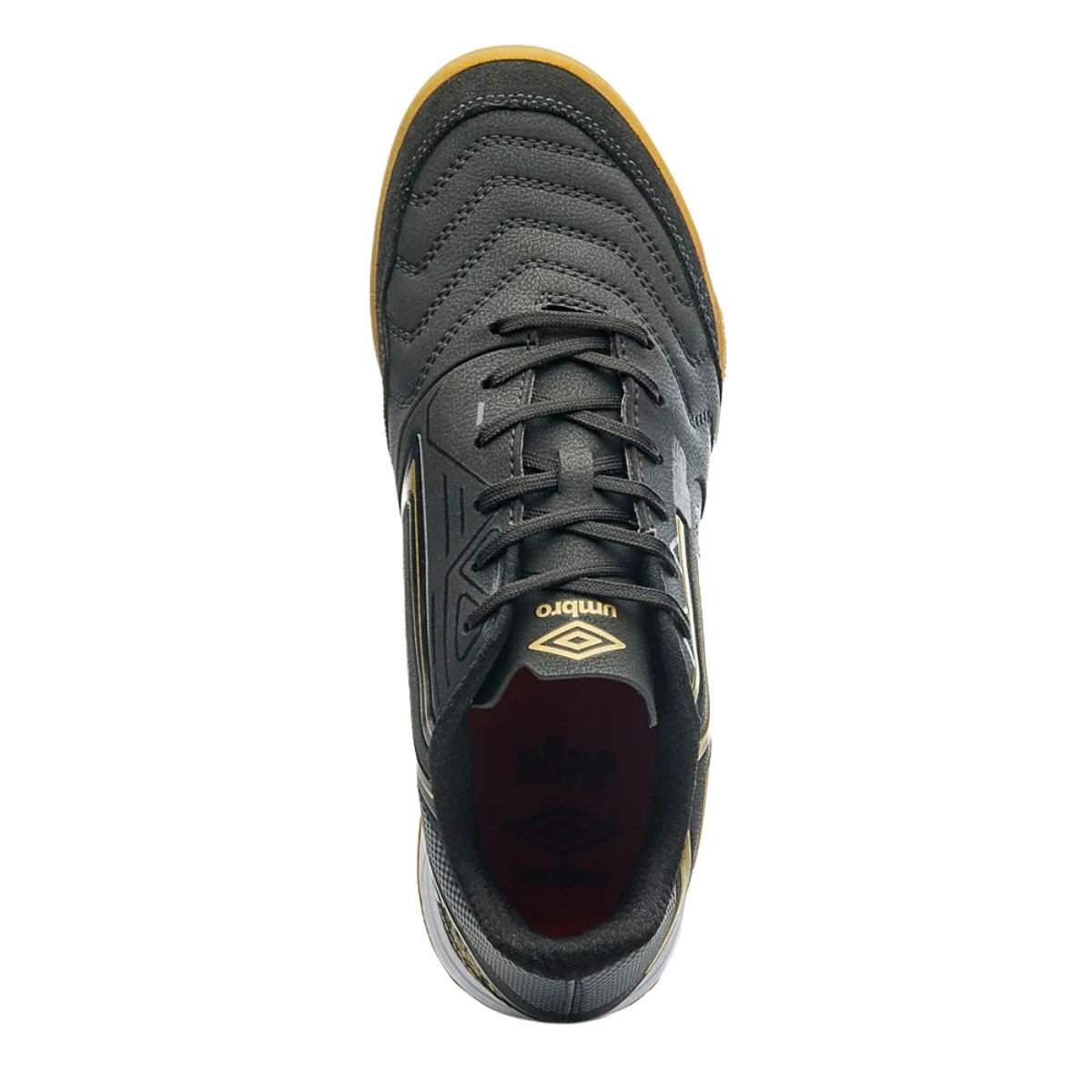 Chuteira Indoor Masculina Umbro Pro 5 Bump Club Preta Preto 3