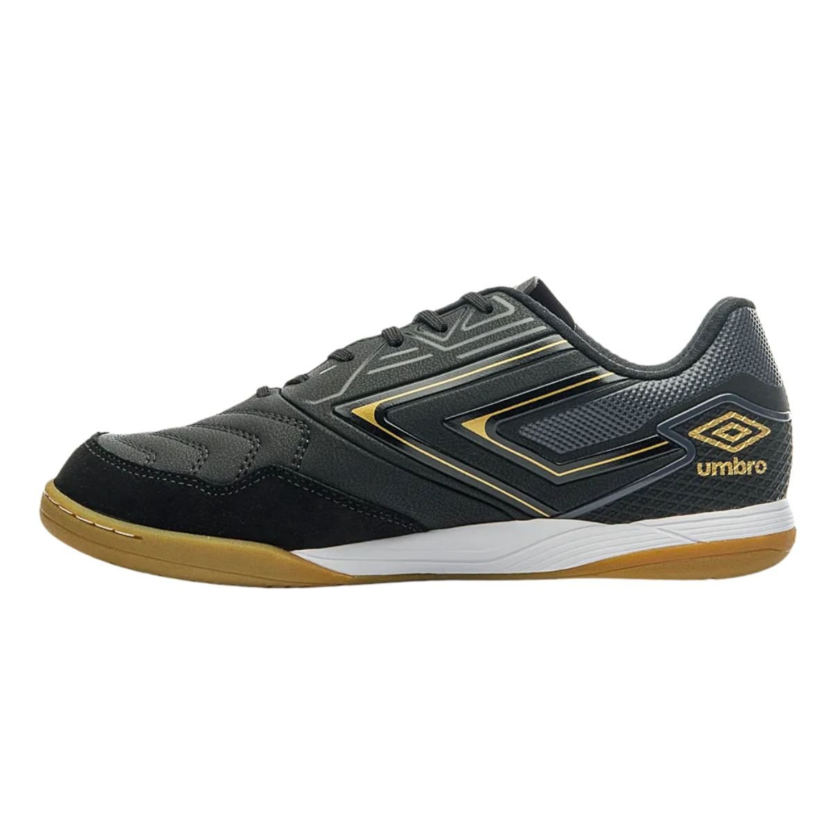 Chuteira Indoor Masculina Umbro Pro 5 Bump Club Preta Preto 6