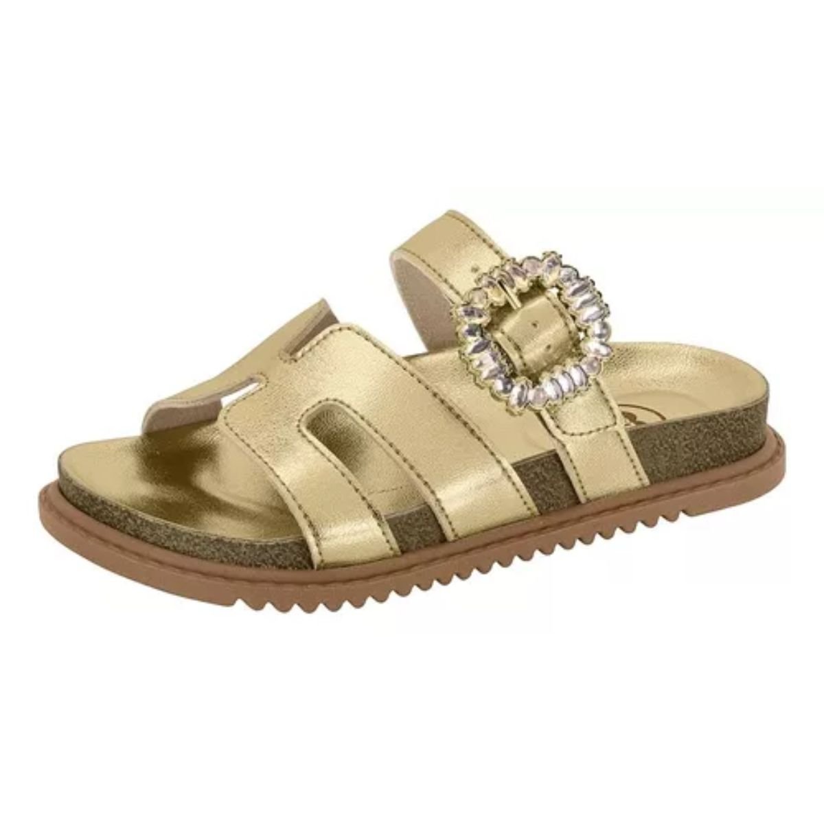 Tamanco Infantil Papete Molekinha Dourado Dourado 2