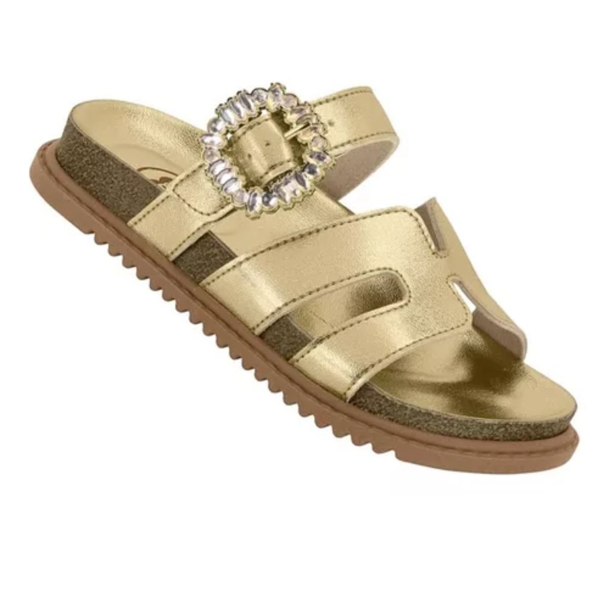 Tamanco Infantil Papete Molekinha Dourado Dourado 3