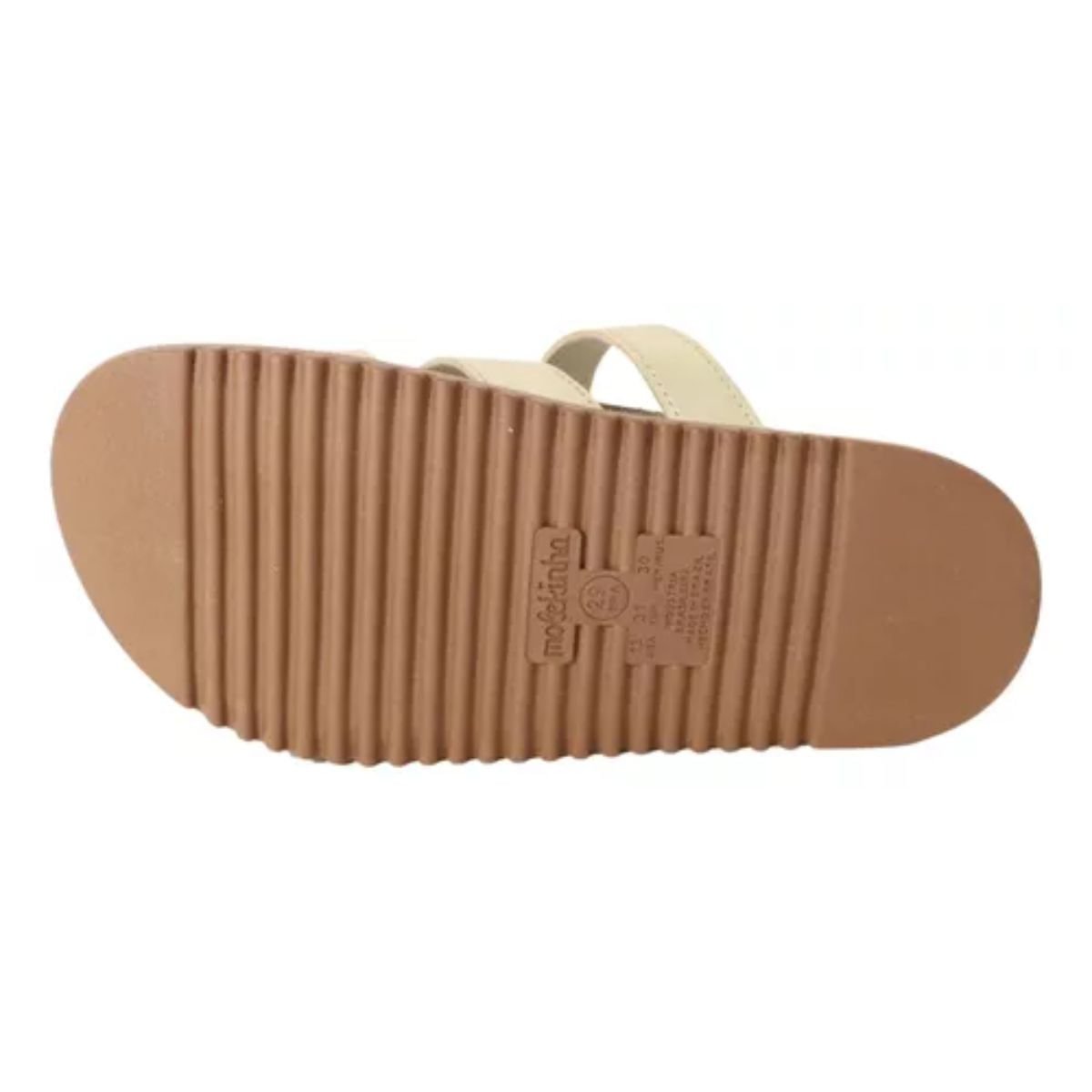 Tamanco Infantil Papete Molekinha Dourado Dourado 5