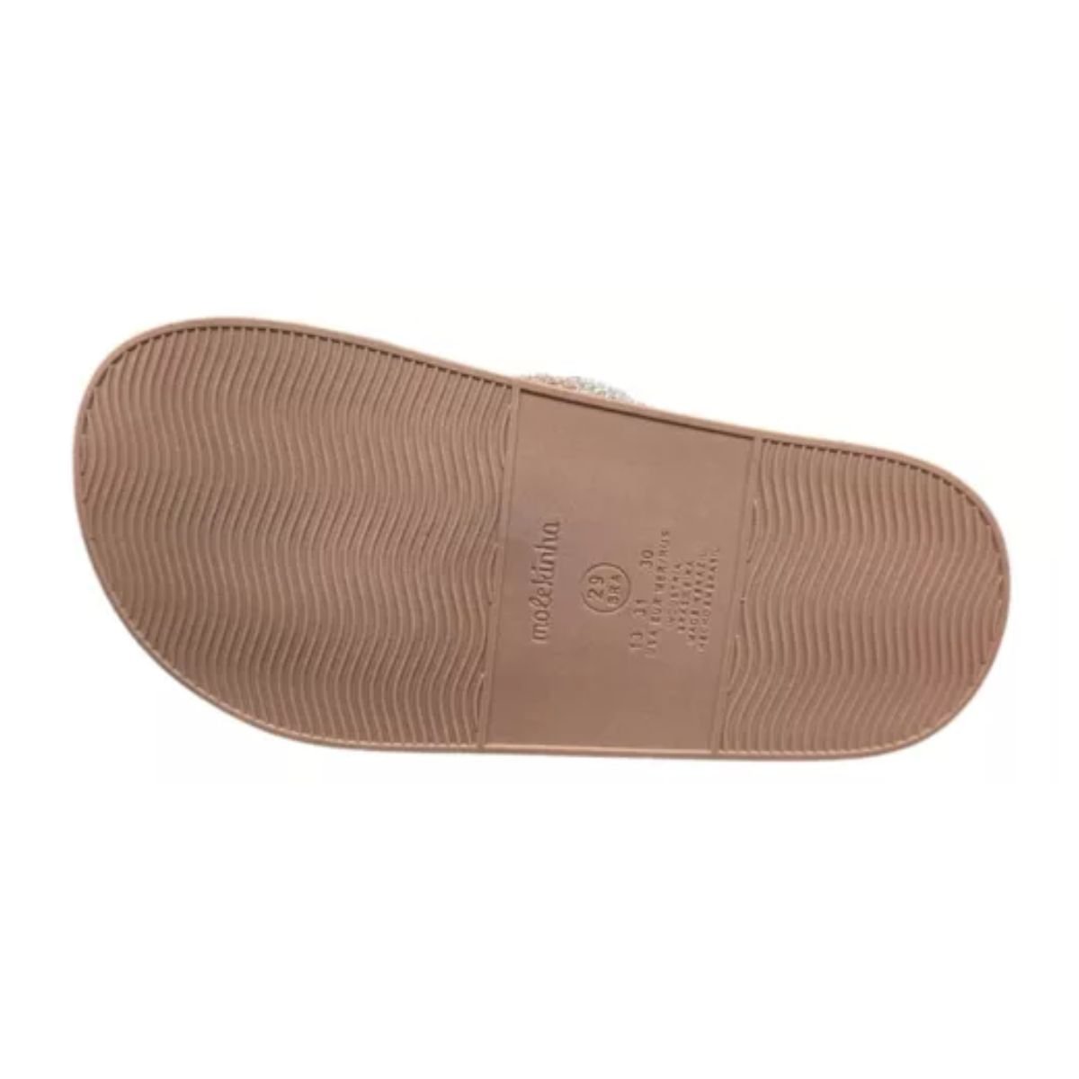 Tamanco Infantil Papete Molekinha Nude Bege 5