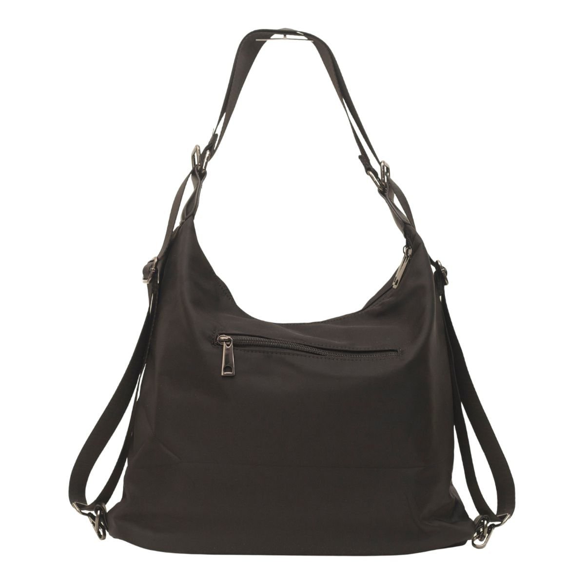 Bolsa Feminina Transversal De Nylon Dayane Magalhães Preto 5