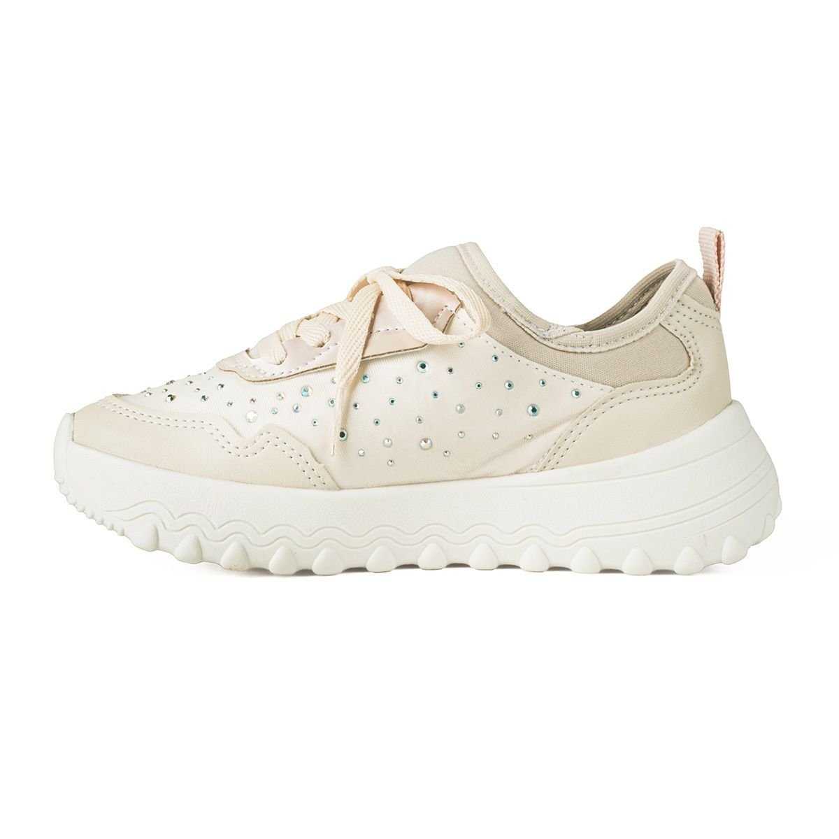 Tenis Casual Inf Casual Pink Cats  V4335-0006 Bege 2