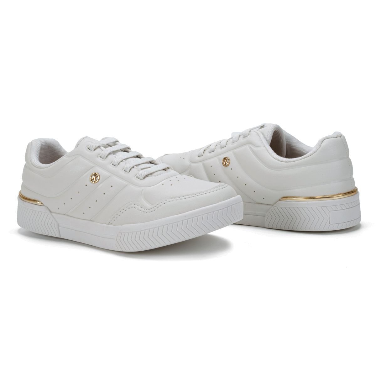 Tênis Moda Feminino Casual Kolosh Branco Branco 3