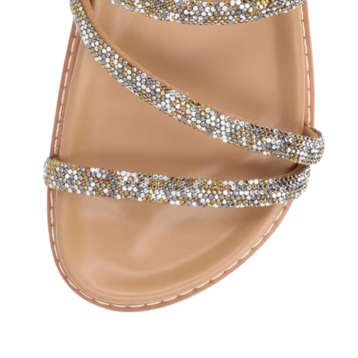 Tamanco Feminino Papete Luiza Barcelos Marrom Bege 4