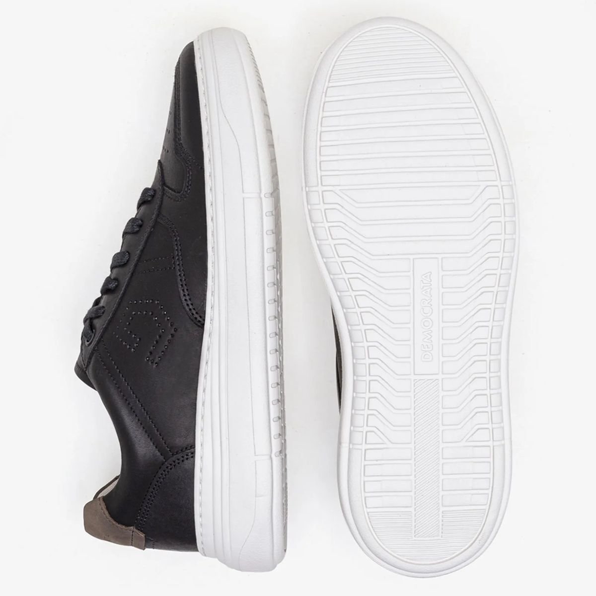Sapatênis Masculino Democrata Denim Joe Ultra Ligth Preto Preto 4