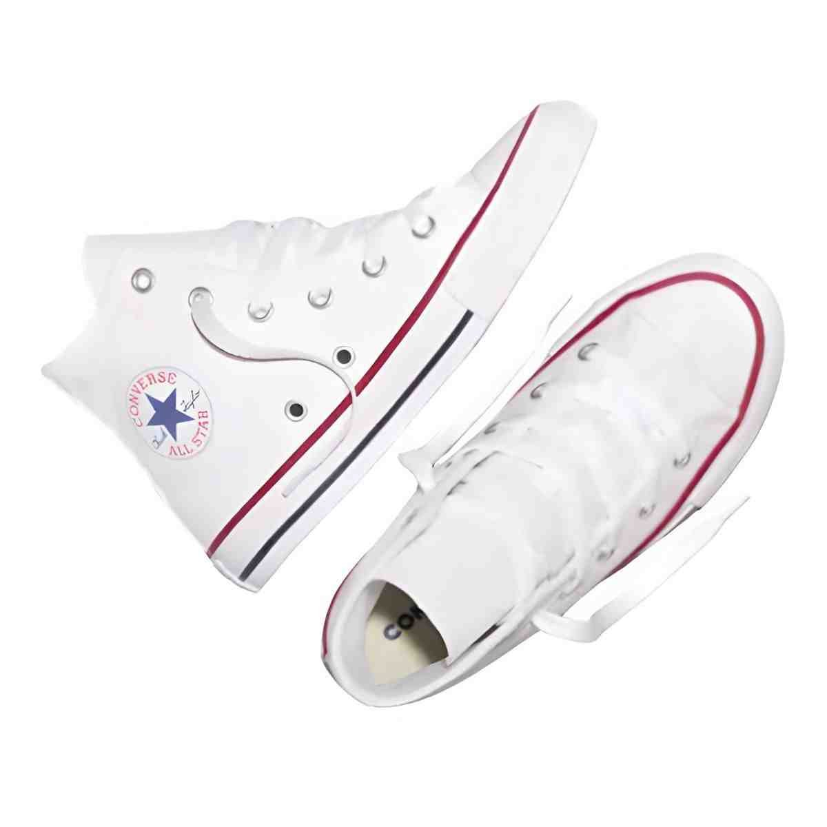 Tênis Infantil Chuck Taylor All Star Canvas Converse Branco Branco 7