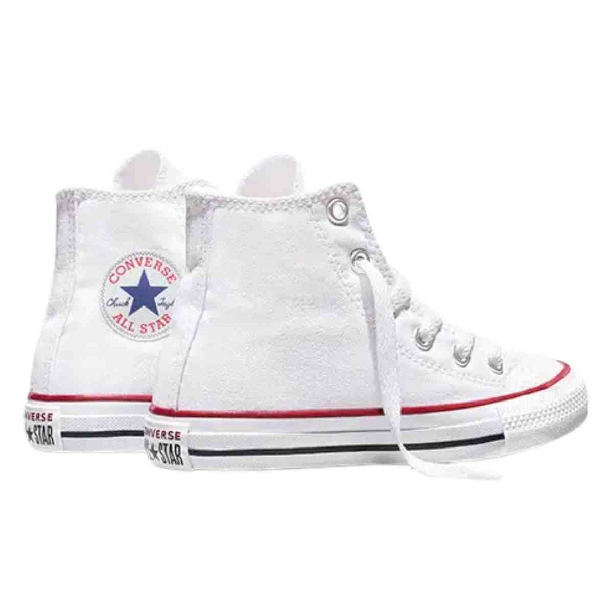 Tênis Infantil Chuck Taylor All Star Canvas Converse Branco Branco 4