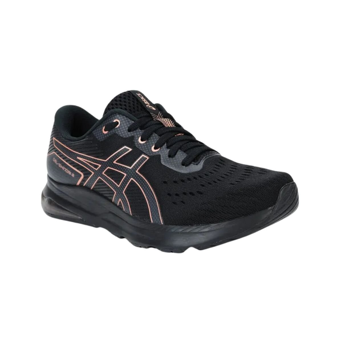 Tênis Running Feminino Asics Gel-Shinobi 2 Preto Preto/Rosa