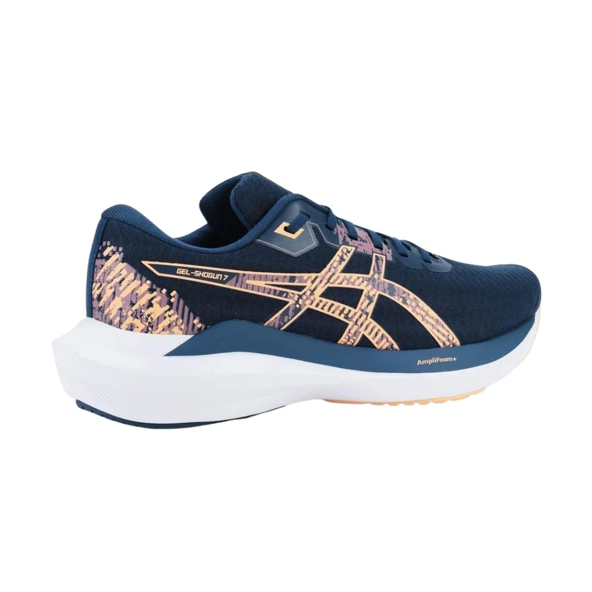 Tênis Running Feminino Asics Gel-Shogun 7 Azul Azul Marinho 5