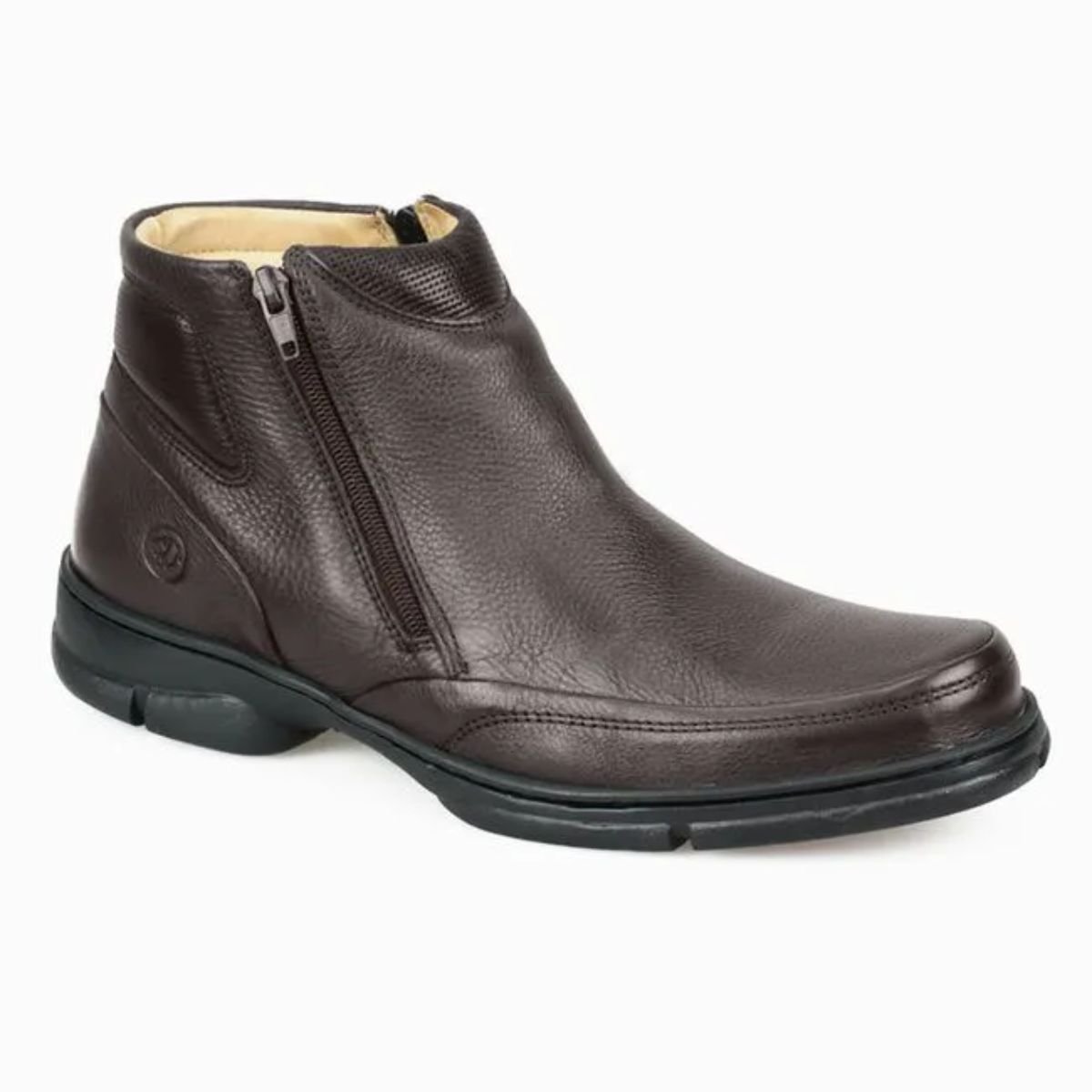 Bota Masculina Social Anatomic Gel Marrom Marrom 3