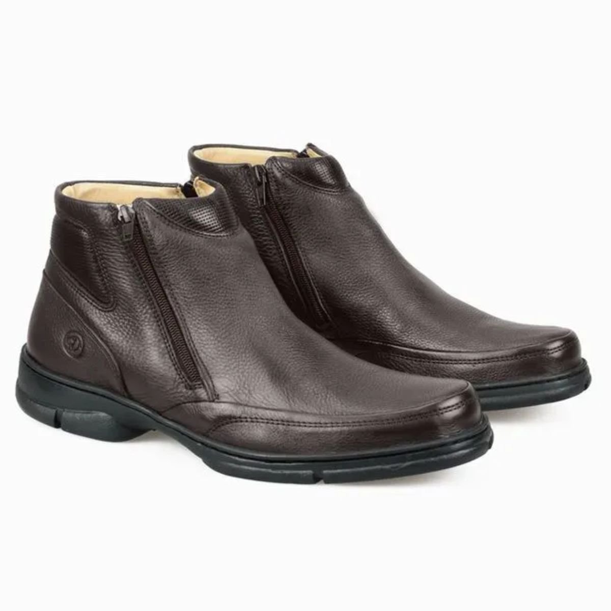 Bota Masculina Social Anatomic Gel Marrom Marrom 5