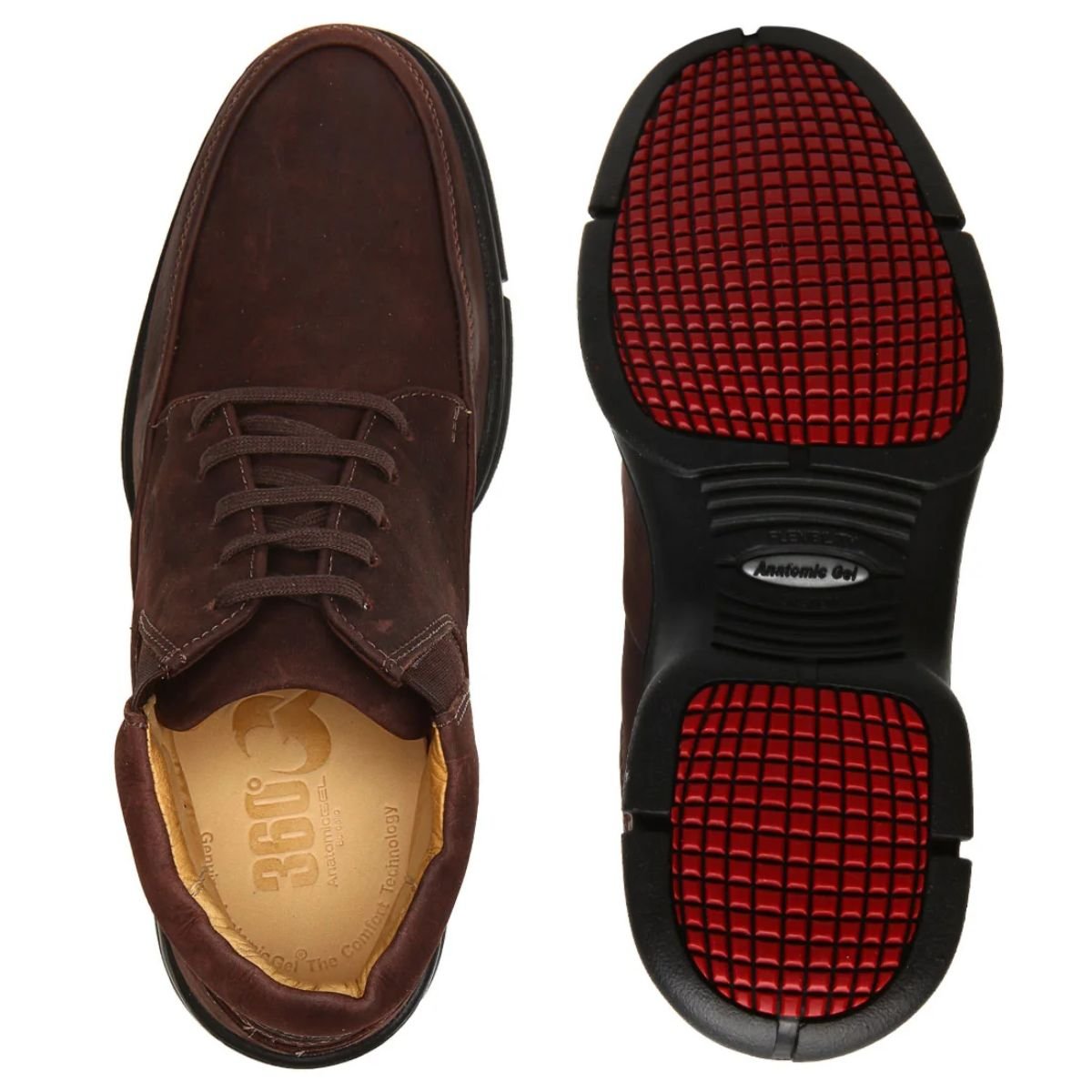 Bota Masculina Coturno Anatomic Gel Marrom Marrom 4