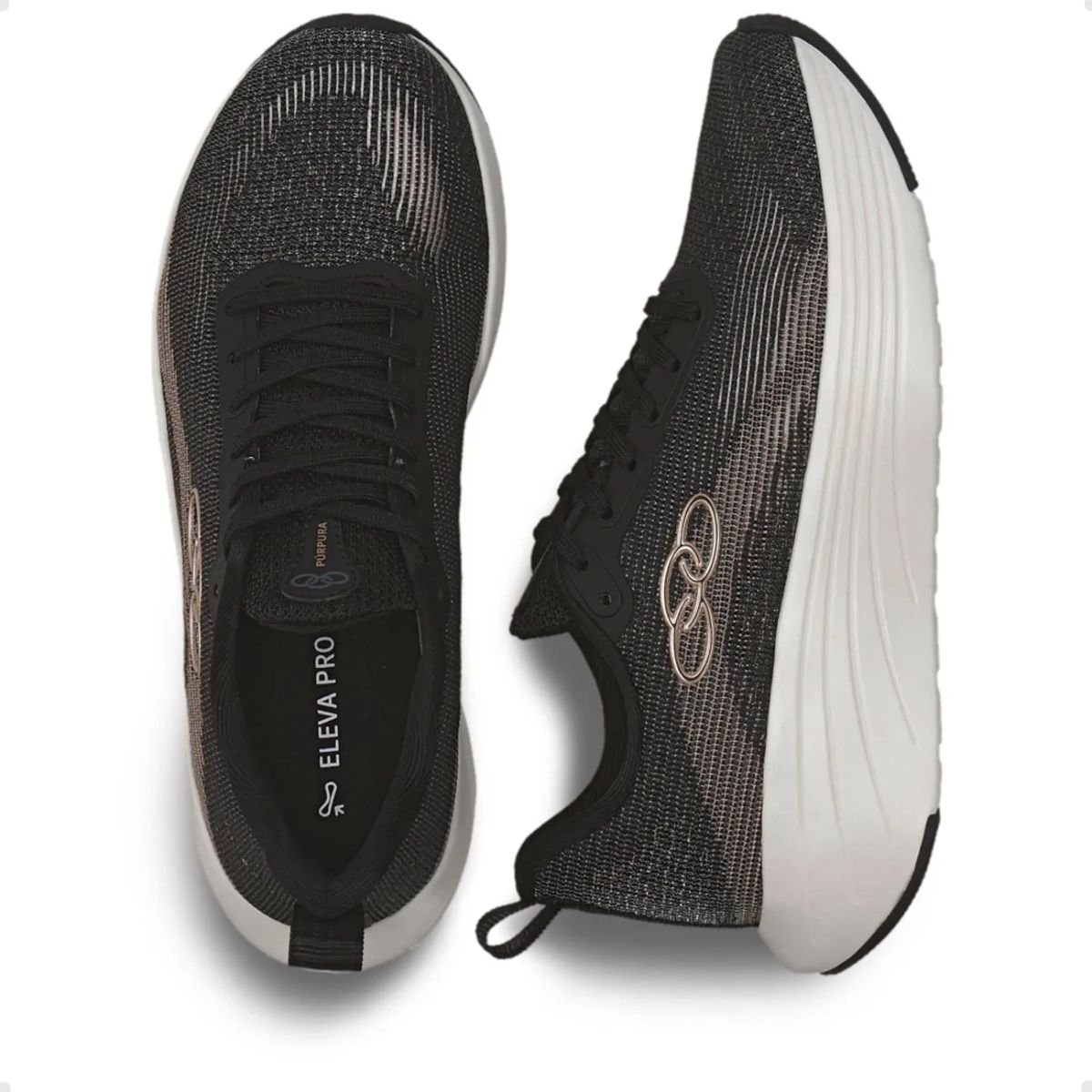 Tênis Running Feminino Olympikus Purpura Preto Preto 3