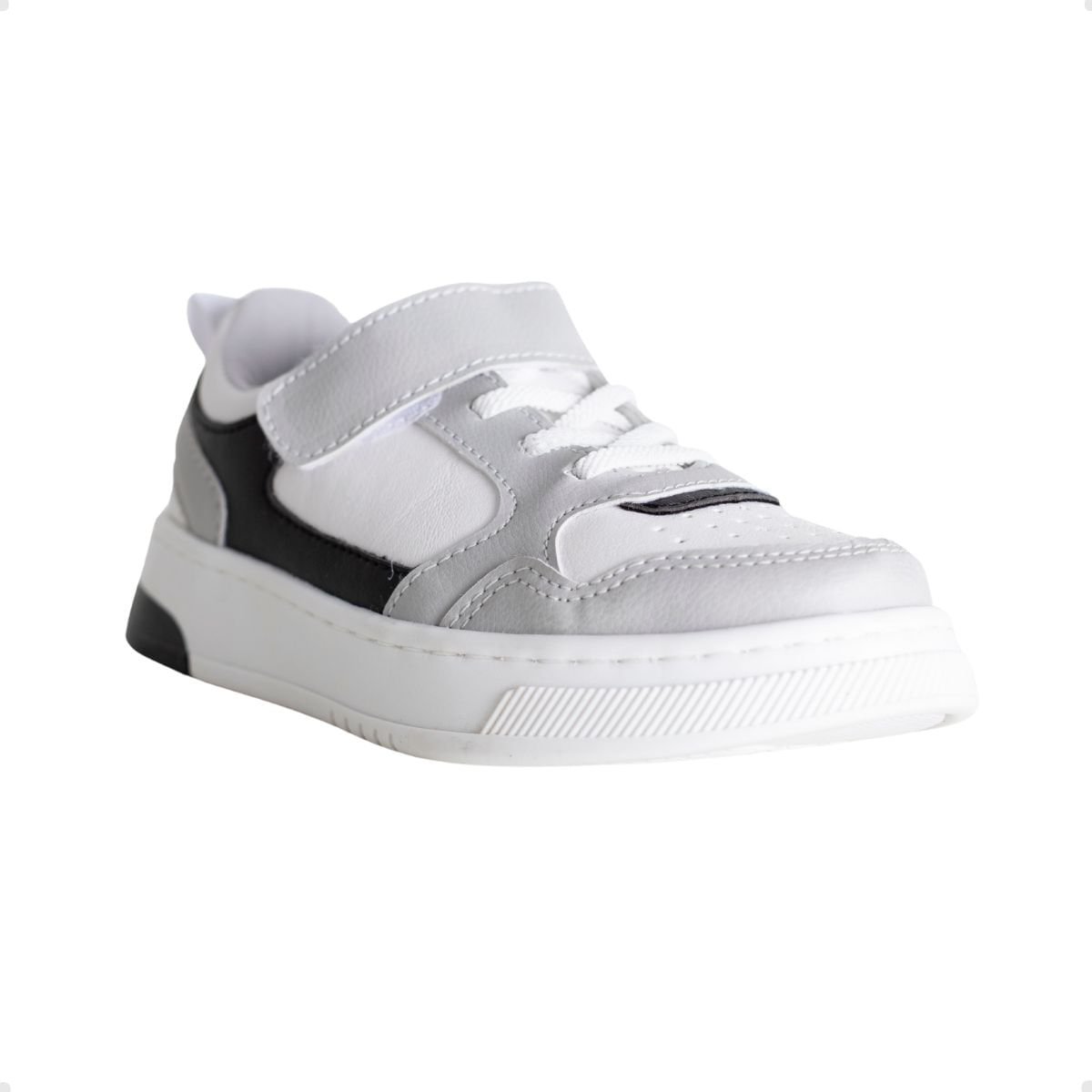 Sapatênis Infantil Enzo Ribeiro Branco E Cinza Cinza 2