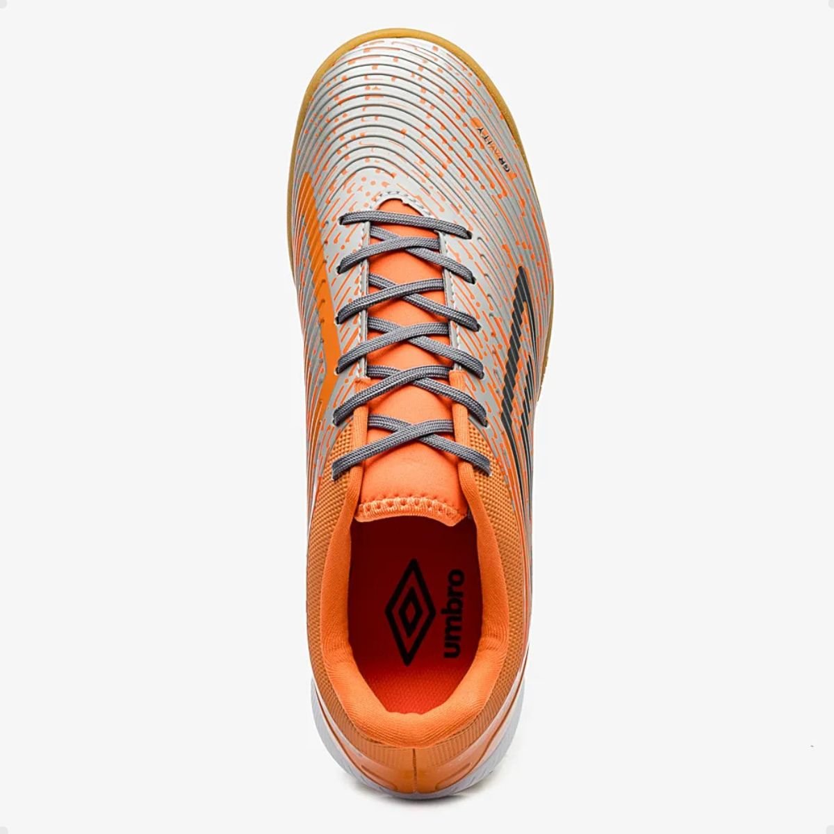 Chuteira Indoor Masc Indoor Umbro Gravity U01fb00279-868 Laranja 4