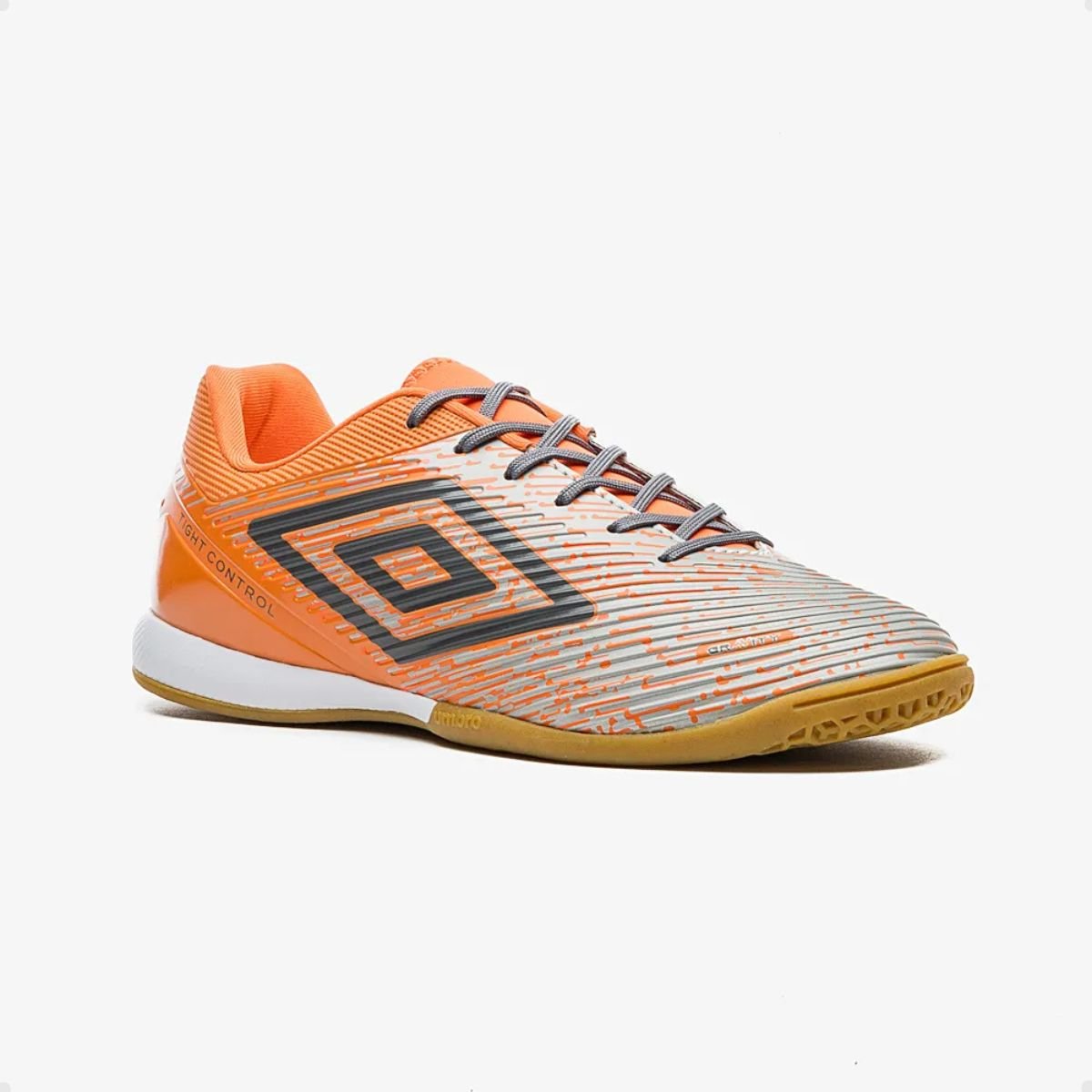 Chuteira Indoor Masc Indoor Umbro Gravity U01fb00279-868 Laranja 5