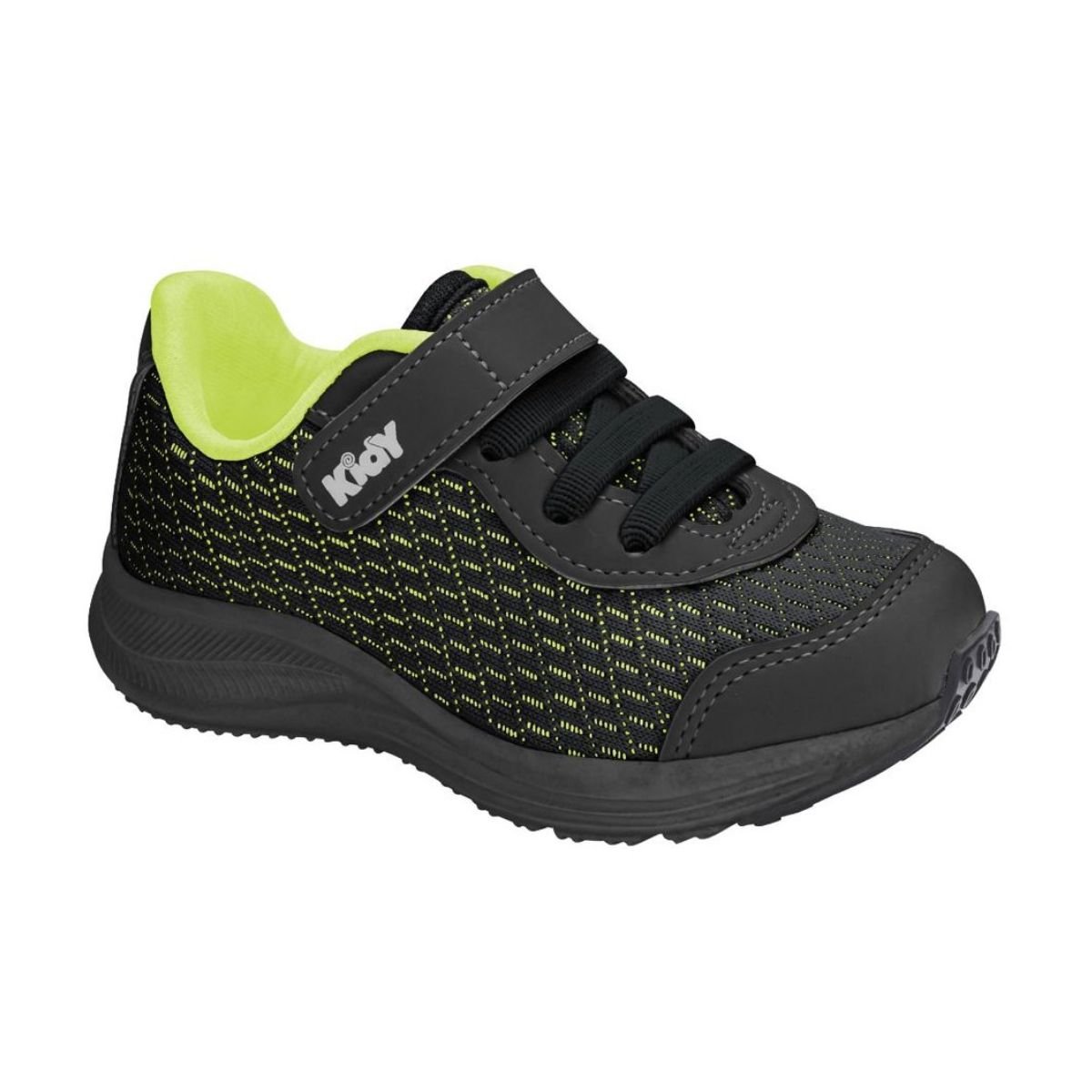 Tênis Running Infantil Kidy Energy Preto Preto 1