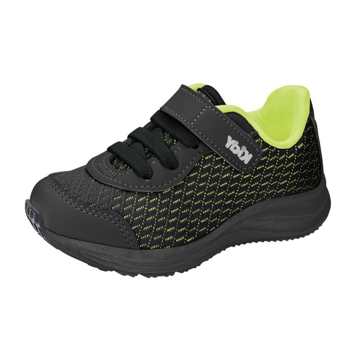 Tênis Running Infantil Kidy Energy Preto Preto 3
