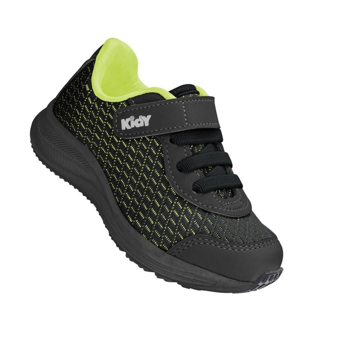 Tênis Running Infantil Kidy Energy Preto Preto 4