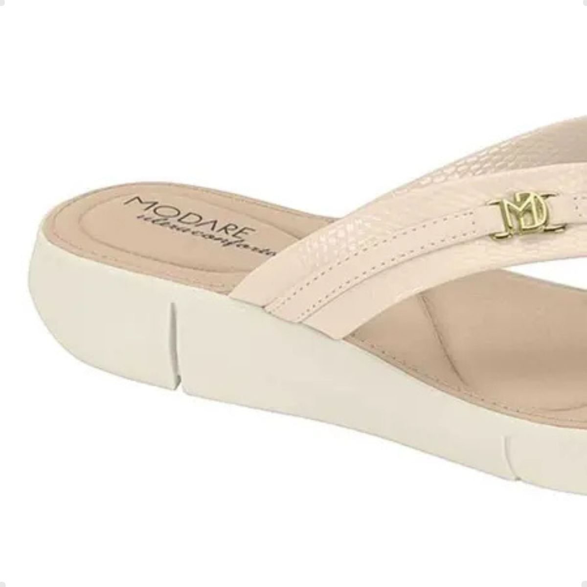 Tamanco Fem Anabela Modare  7199.104-28295.83517 Bege 2