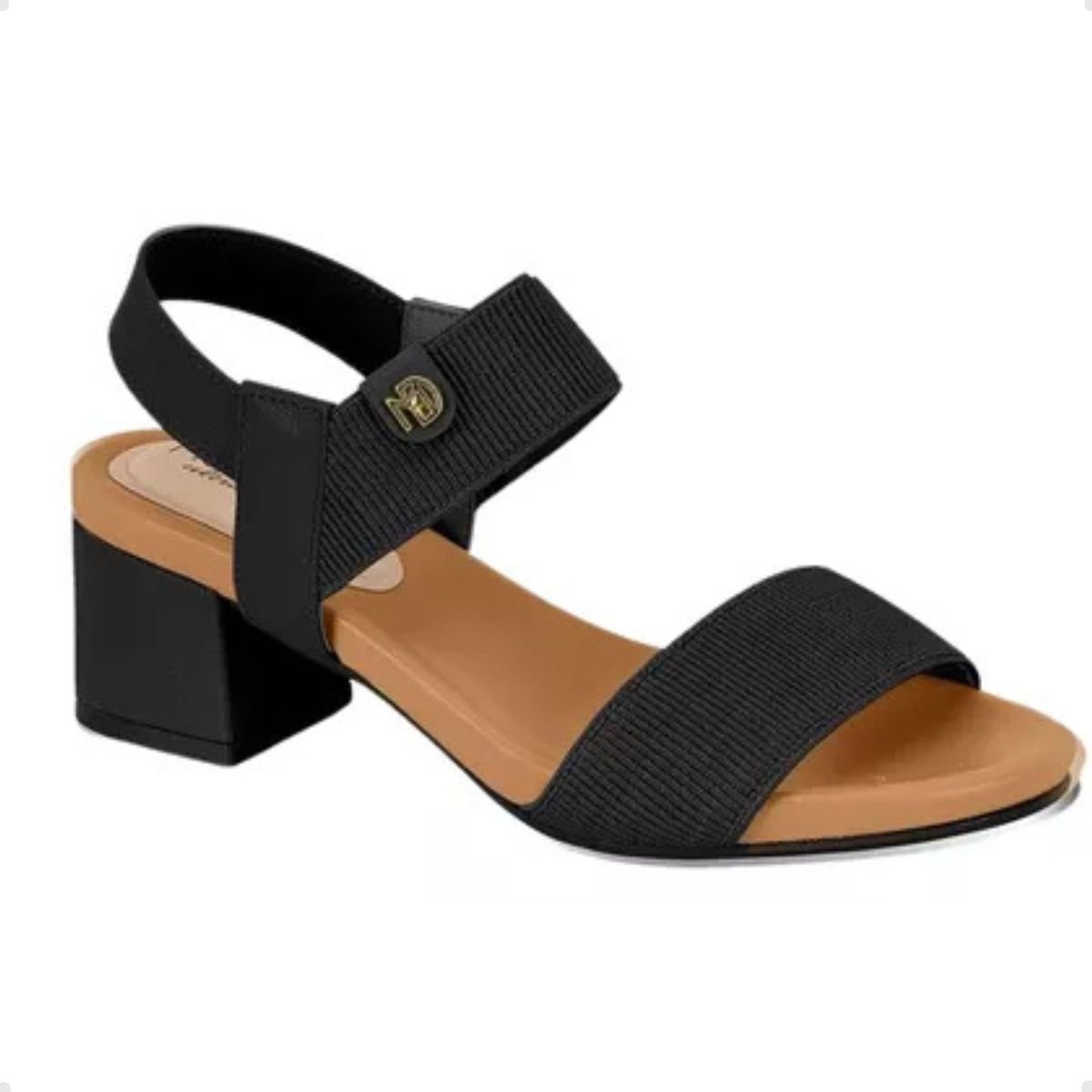 Sandalia Fem Salto Medio Grosso Modare  7187.100-27520.96782 Preto 2